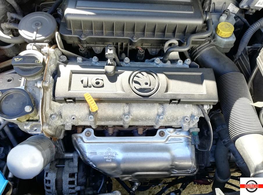 CFNA 1.6 MPI 105 л.с - двигатель Фольксваген Поло Седан и Шкода Рапид || AutBar.Ru